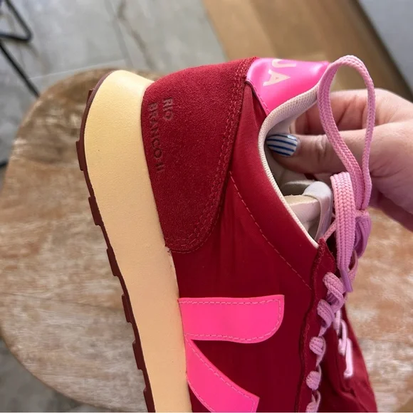 New Veja Rio Branco II Lite Sneakers Pepper Sari Anthropologie - Picture 7 of 9